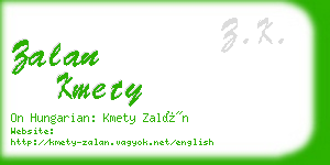 zalan kmety business card